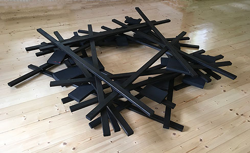 Nest, 2017, Holz, Bücher
Galerie G, Judenburg Nest, 2017, Holz, Bücher
Galerie G, Judenburg